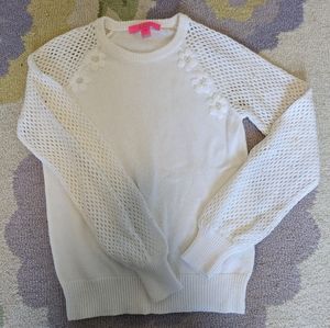 Lilly Pulitzer white Faira sweater